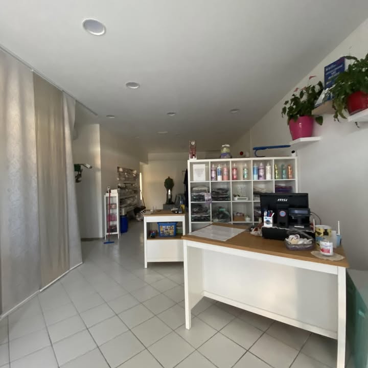 Interno ordinato della Lavanderia La Dea del Pulito